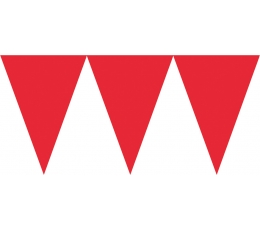 Karodziņu virtene, sarkana (4,5 m)