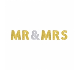 Virtene "Mr & Mrs", spīdīga