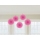 Karināmas dekorācijas, rozā vēdekļi (5gab)