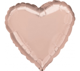 Folija balons "Rose gold-sirds" (43 cm)