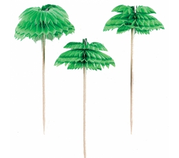 Irbulīši-dekorācijas "Palmas" (12 gab/ 7 cm)