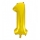 Follija balons "1", zelta (85cm)