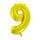  Folija balons, skaitlis "9",zelta krāsā (85 cm)
