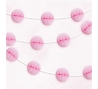 Гирлянда шариками, розовая (2,13 m)