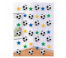 Karināma dekorācija "Futbols" (6 gab)