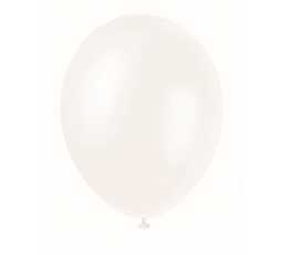 Balons, perlamuta balts (30 cm)