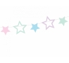 Гирлянда "Звездочки", пастельные (1,4 м)