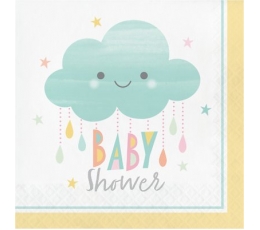 Salvetes "Mākonītis-Baby Shower" (16 gab)