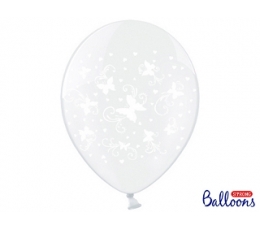 Balons "Balti taureņi" (30 cm)