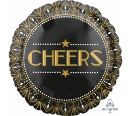 Фольгированный шарик "Cheers" (43 см)