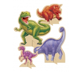 Galda dekorācijas "Dinozauri" (4 gab)