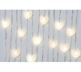 LED gaismiņu virtene "Perlamutra sirsniņas" (3 m)