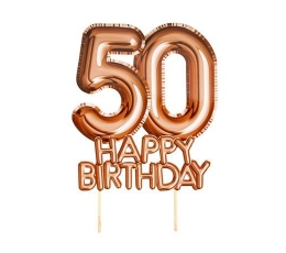 Torto dekoracija "50 Happy birthday"