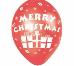 Õhupallid "Merry Christmas" (6 tk./28 cm)