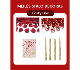  Dekoratsiooni komplekt "Armastus laual"
