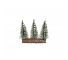 Dekoratsioon "Kuused kännul", roheline (15x20 cm)