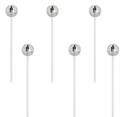 Disko kokteilipulgad (6 tk)