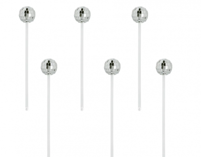 Disko kokteilipulgad (6 tk)