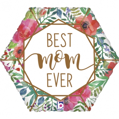 Fooliumist õhupall "Best Mom ever" (46 cm)