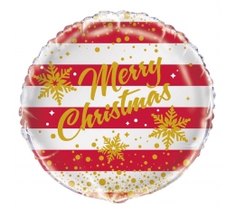Fooliumist õhupall "Merry Christmas" (45 cm)