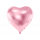 Fooliumist õhupall "Roosa süda" (45 cm)