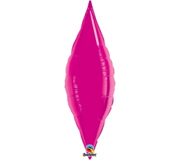 Fooliumist õhupall "Erk roosa leht" ( 63x29 cm.)