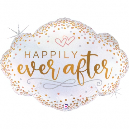 Fooliumist õhupall "Happily ever after" (76 cm)