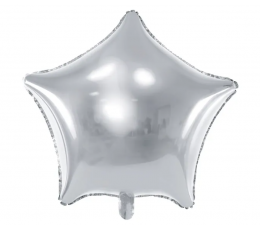 Fooliumist õhupall "Hõbedane täht" (48 cm)