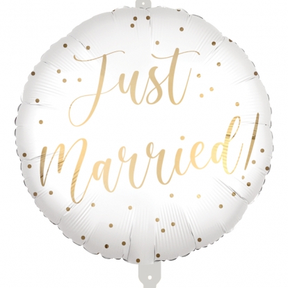 Fooliumist õhupall "Just Married" (46 cm)