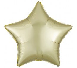 Fooliumist õhupall "Kollane täht", matt (48 cm)