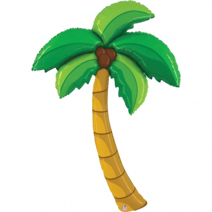  Fooliumist õhupall "Palm kookospähklitega" (83x170 cm)