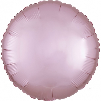 Fooliumist õhupall "Roosa ring", matt (45 cm)