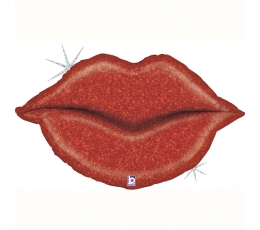 Fooliumist õhupall "Säravad huuled" (99 cm)