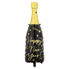 Fooliumist õhupall "Uusaasta šampanja" (39x98 cm)