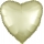  Fooliumõhupall "Kollakas süda", matt (43 cm)