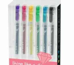 Geelipliiatsite komplekt „Shine like a Diamond“ (6 tk) 1