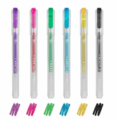 Geelipliiatsite komplekt „Shine like a Diamond“ (6 tk)