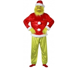 Grinchi kostüüm maskiga (M)