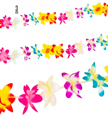 Hawaii lillede vanik, värviline (3 m)