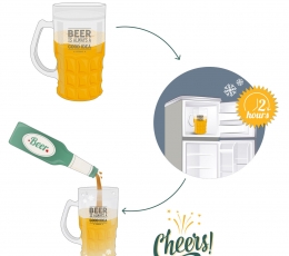  Jahutav õlleklaas "Beer"  1