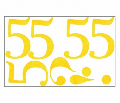 Kleebised / number "5" (1 tk.)