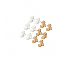 Kleepuvad 3D kaunistused "Merihobused" (12 tk./ 3 cm)