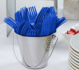  Korduvkasutatavad kahvlid, sinine (24 tk.) 1
