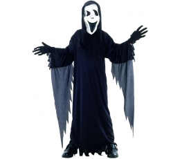 Kostüüm maskiga "Must kummitus" (7-9 aastat)
