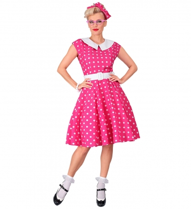 Kostüüm "The 50s Rock'N'Roll Pink Fashion" (M)