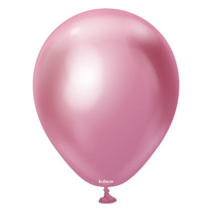 Kroomitud õhupall, mirror pink (12 cm/Kalisan)