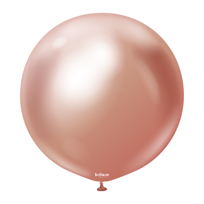 Kroomitud õhupall, mirror rose gold (60 cm/Kalisan)