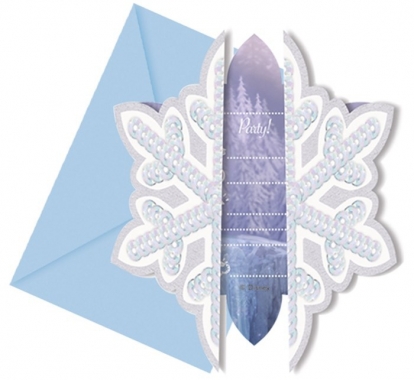 Kutsed "Frozen Ice" (6 tk./11 cm. x 12.5 cm.)