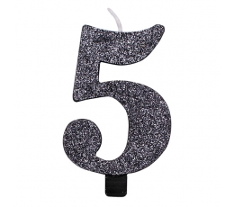  Küünal "5", must läikiv
