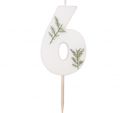 Küünal rohelusega "6"